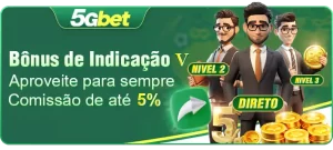 Bônus de Indicacão V - Aproveite para sempre Comissão de até 5%